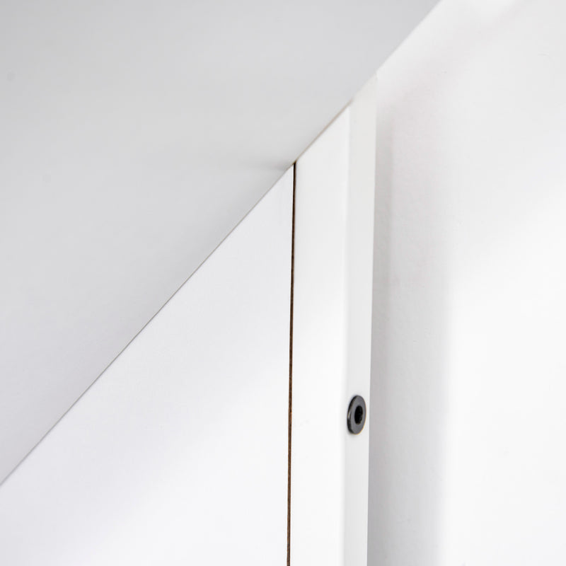 Libreria ad Albero 50x28x142 cm 10 Ripiani  Bianca