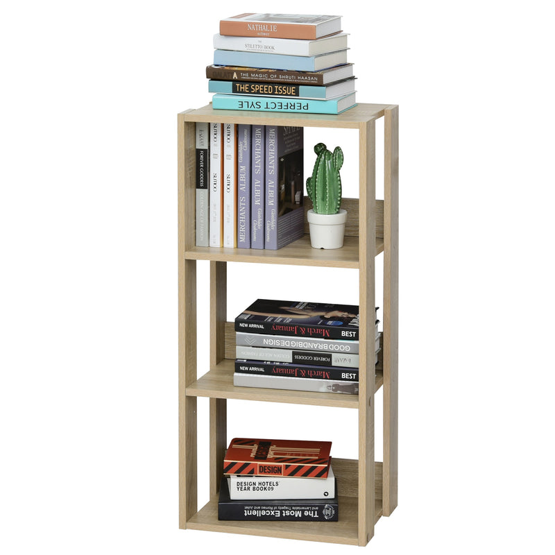 Libreria Scaffale 40x29,2x87,9 cm 3 Ripiani in Legno 
