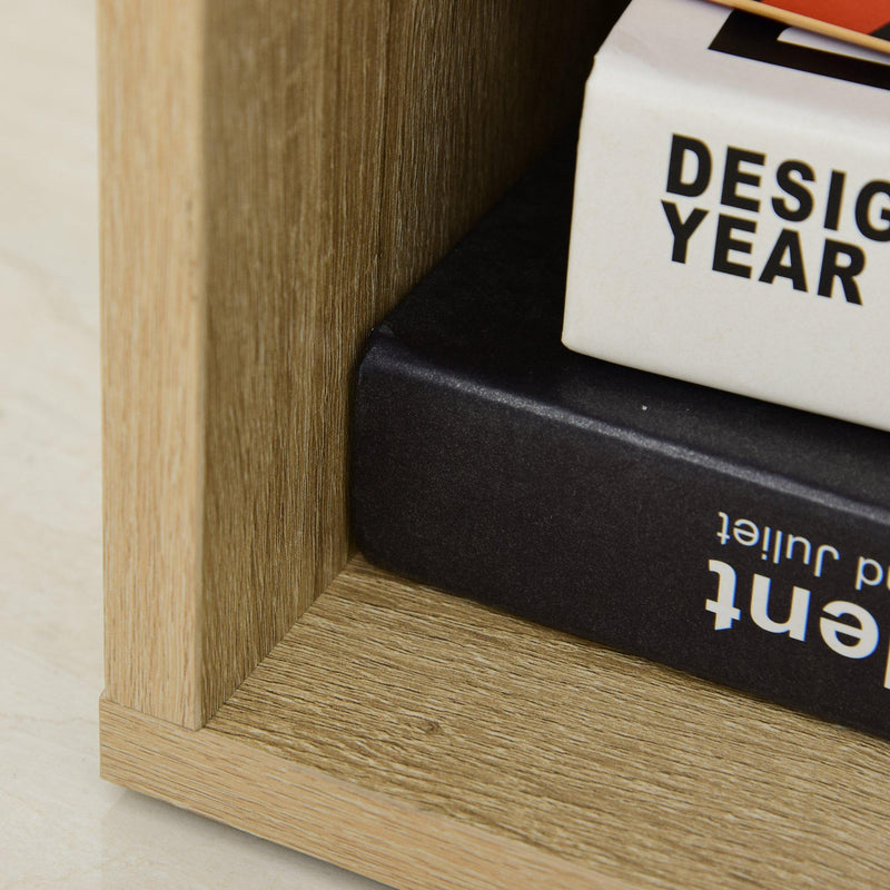 Libreria Scaffale 50x24x150 cm 5 Ripiani in Legno  Rovere