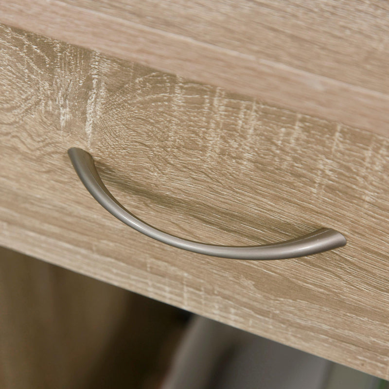 Scrivania da Ufficio ad Angolo Porta PC 120x70x75 cm in Legno 