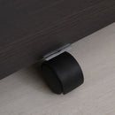 Cassettiera Portadocumenti da Ufficio 40x44x54,6 cm 2 Cassetti in Legno  Nera