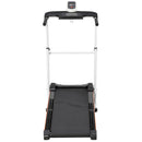 Tapis Roulant Meccanico Pieghevole con Schermo LED  Bianco e Nero