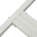 Piattaforma Boxe con Speed Ball Ø16 cm in Acciaio  Bianca