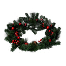 Festone sfere rosso cm 120