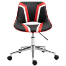 Sedia Poltrona Operativa da Ufficio in Similpelle  Nera