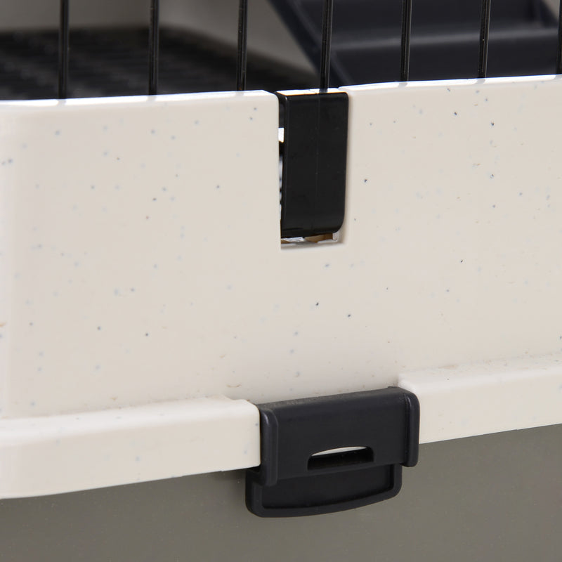 Gabbia per Criceti 3 Livelli 81,2x52,7x110 cm in Metallo e Plastica  Nera