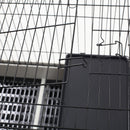 Gabbia per Criceti 81,2x52,7x66 cm in Metallo e Plastica  Nera