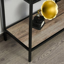 Libreria Scaffale 5 Ripiani 120x32x95 cm in Legno e Metallo  Nero