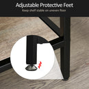 Libreria Scaffale 5 Ripiani 120x32x95 cm in Legno e Metallo  Nero