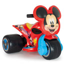 Triciclo Elettrico per Bambini 6V Samurai Disney Mickey Mouse Fino a 2–3 km/h Rosso   