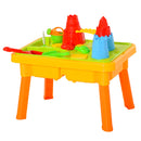 Sabbiera Gioco Sensoria con Acqua e Sabbia per Bambini 23 Pezzi Multicolore