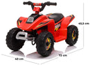 Mini Quad Elettrico per Bambini 6V Jepsen Rosso