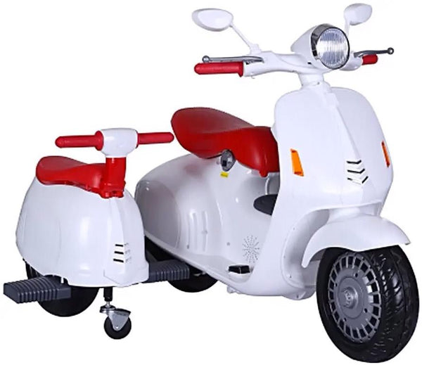 prezzo Trottinette Electrique avec Sidecar pour Enfants 12V Jepsen Blanc