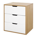 Cassettiera Portadocumenti da Ufficio 55x45x65,5 cm 3 Cassetti 