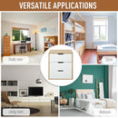 Cassettiera Portadocumenti da Ufficio 55x45x65,5 cm 3 Cassetti 