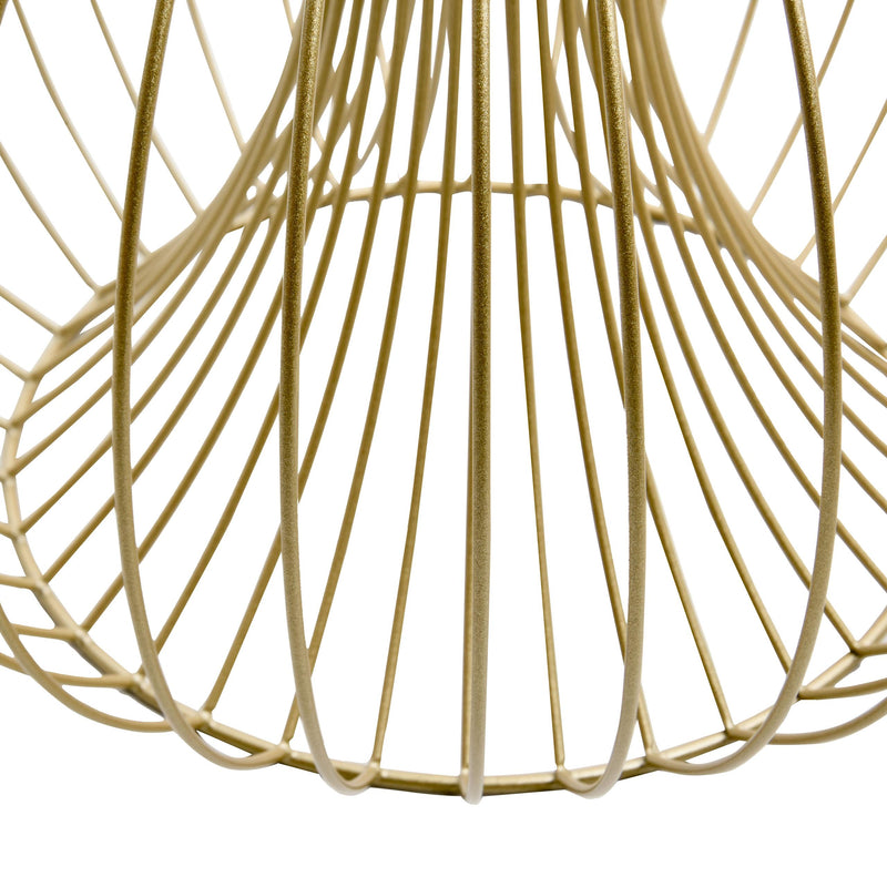 Lampadario Moderno a Sospensione 40W E27  Oro