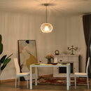 Lampadario Moderno a Sospensione 40W E27  Oro