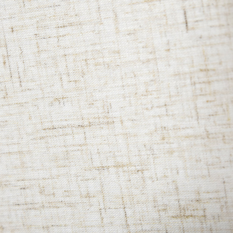 Lampada da Comodino Abat Jour con Paralume in Tessuto E14 20x20x47 cm  Crema