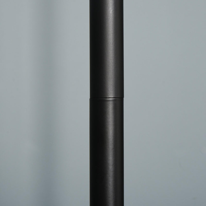 Lampada da Terra con Paralume in Metallo E27 Ø27,5x159 cm  Nera