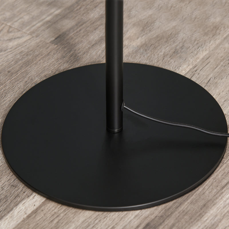 Lampada da Terra con Paralume in Metallo E27 Ø27,5x159 cm  Nera