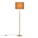 Lampada da Terra con Paralume in Stoffa E27 Ø40x160 cm  Oro