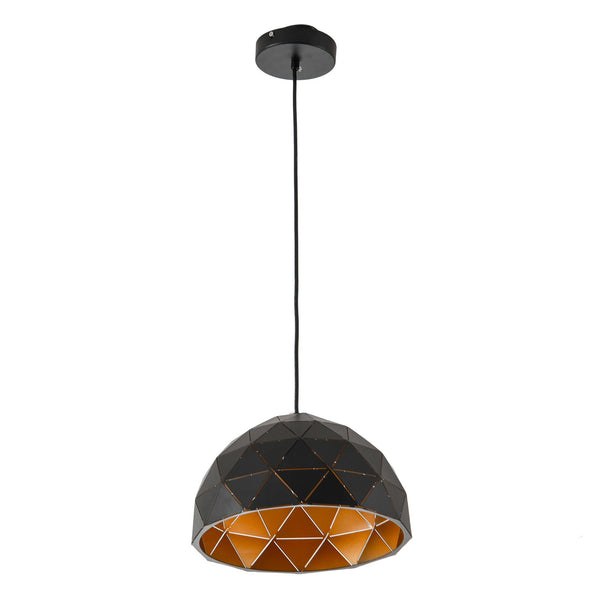 Lustre Plafonnier Vintage Suspension E27 Ø30x146 cm Noir acquista