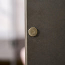 Mobile Libreria 2 Ante e Vano Aperto 80x40x120 cm  Grigio Scuro