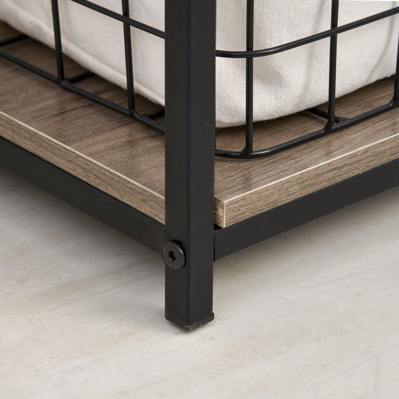 Libreria 7 Ripiani 60x29,5x189 cm in Metallo e Legno 