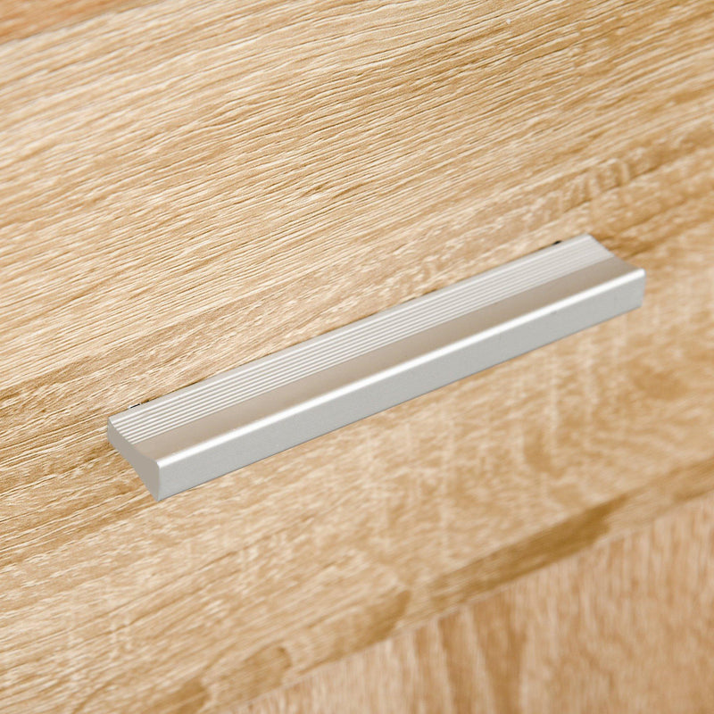 Scrivania da Ufficio ad Angolo Porta PC 140x107x74,6 cm in Legno  Rovere