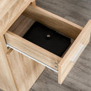 Scrivania da Ufficio ad Angolo Porta PC 140x107x74,6 cm in Legno  Rovere