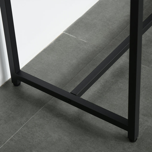 Mange-debout 120x50x100 cm avec étagères en noyer sconto