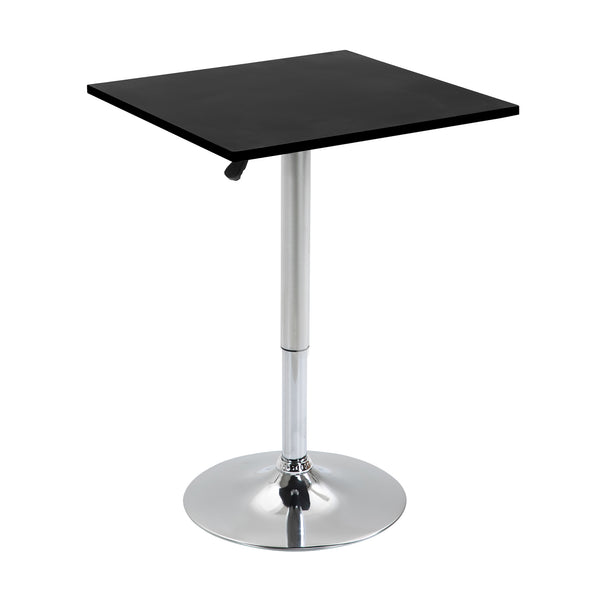 acquista Table Basse Carrée Hauteur Réglable 60x60x82-103 cm Noir