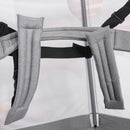 Trampolino Tappeto Elastico per Bambini 150x133x168 cm  Grigio Chiao