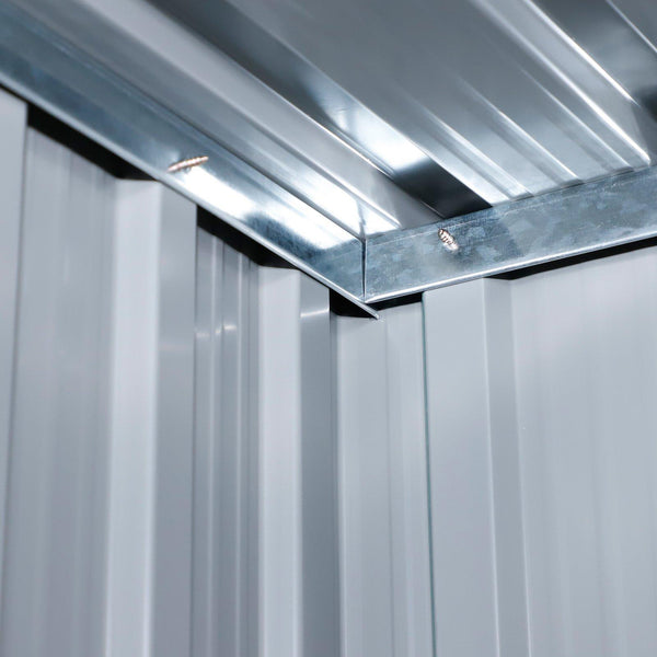 online Coffre de jardin en tôle pour rangement d'outils 143x89x186 cm Vert