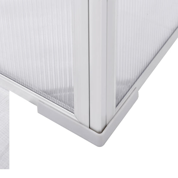 prezzo Mini Serre 99x59,5x43,5 cm en Aluminium et PC Argenté