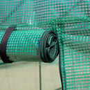 Serra a Tunnel da Giardino 214x143x195 cm in Acciaio e PE  Verde