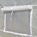 Serra da Giardino 240x180x200 cm in Acciaio e PE  Bianca