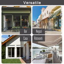 Tenda da Sole Avvolgibile 2x1,5m  Grigia