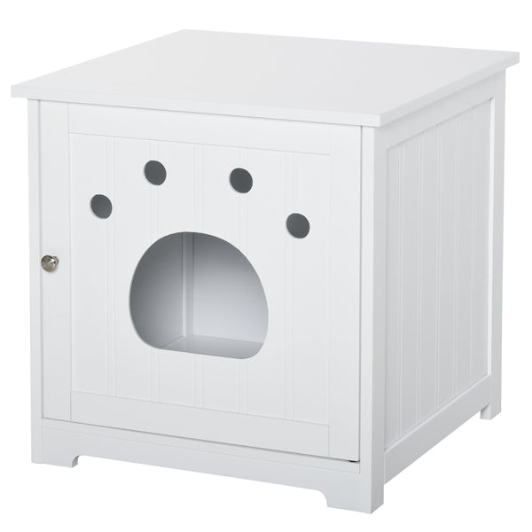 Niche pour Chats et Petits Chiens 48x51x51 cm en MDF Blanc online