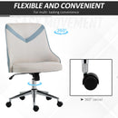 Sedia Poltrona Operativa da Ufficio in Tessuto  Beige