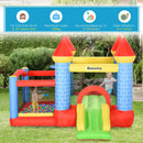 Castello Giostra Gonfiabile 300x275x210 cm con Scivolo Piscina Canestro e Pompa Multicolor