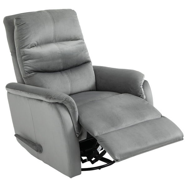 Fauteuil relax inclinable manuel en tissu gris online