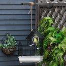 Gabbia per Uccelli 39x34x47 cm in Metallo Bianca