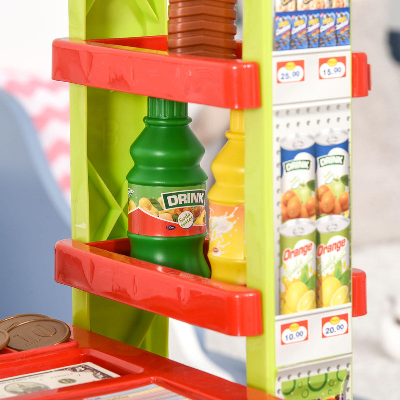 Gioco Supermarket per Bambini con Cassa e Accessori