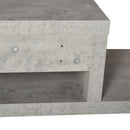 Mobile Sotto TV Sospeso 152,4x29,8x21 cm in Legno Grigio Cemento
