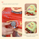 Cucina Giocattolo per Bambini 69X33X88 cm con 50 Accessori Rossa