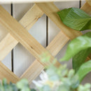 Portapiante Fioriera da Giardino 4 Ripiani 67x33x123 cm in Legno Naturale