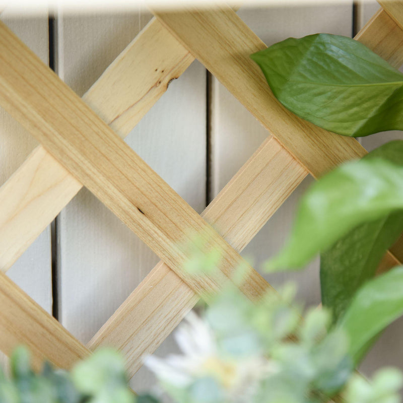 Portapiante Fioriera da Giardino 4 Ripiani 67x33x123 cm in Legno Naturale