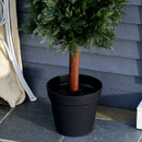 Pianta Artificiale Albero Pino H150 cm con Vaso Verde