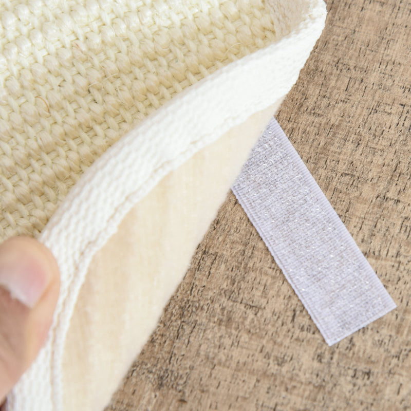 Albero Tiragraffi per Gatti 66x38x88 cm in Legno e Corda Sisal Marrone Chiaro